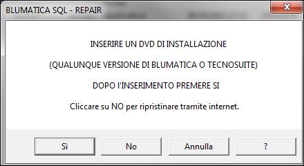 blumatica sql repair